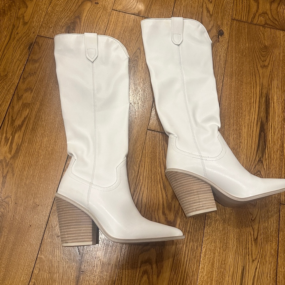 Steve Madden Knee High Western Boots